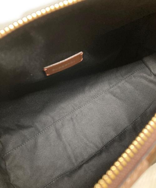 BURBERRY（バーバリー）BURBERRY (バーバリー) MD BOWLING BAG/ジャイアントチェックボウリングバッグミディアム ブラウンの古着・服飾アイテム
