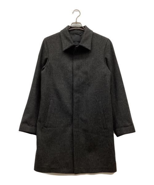 PRADA（プラダ）PRADA (プラダ) アルパカ混ウールステンカラーコート グレー サイズ:44の古着・服飾アイテム