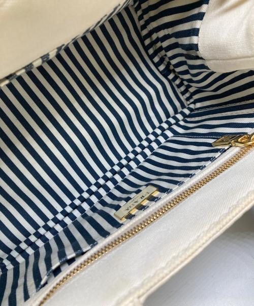 PRADA（プラダ）PRADA (プラダ) カナパ キャンバス2WAYバッグ アイボリーの古着・服飾アイテム