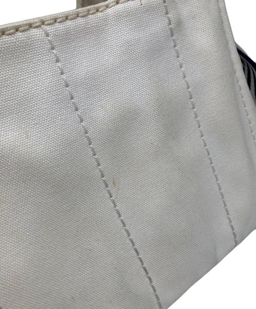 PRADA（プラダ）PRADA (プラダ) カナパ キャンバス2WAYバッグ アイボリーの古着・服飾アイテム