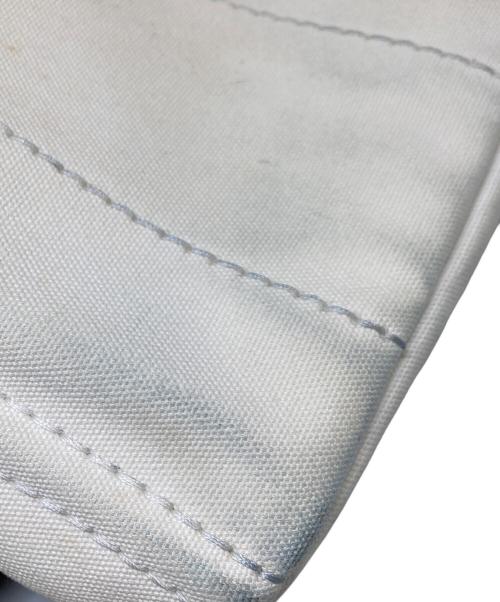 PRADA（プラダ）PRADA (プラダ) カナパ キャンバス2WAYバッグ アイボリーの古着・服飾アイテム