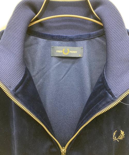 FRED PERRY（フレッドペリー）FRED PERRY (フレッドペリー) ベロアトラックジャケット ネイビー サイズ:Mの古着・服飾アイテム