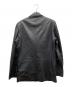 GIANNI VERSACE (ジャンニ・ヴェルサーチ) 90sレザー2Bジャケット/RUFFO/本人期 ブラック サイズ:52：30000円