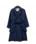 ACNE STUDIOS（アクネ ストゥディオス）の古着「オリシアツイルトレンチコート」｜ネイビー