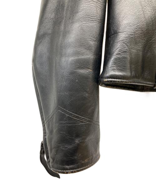 INDIAN MOTORCYCLE（インディアンモーターサイクル）INDIAN MOTORCYCLE (インディアンモーターサイクル) ホースハイドライダースジャケット ブラック サイズ:38の古着・服飾アイテム