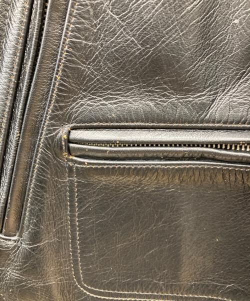 INDIAN MOTORCYCLE（インディアンモーターサイクル）INDIAN MOTORCYCLE (インディアンモーターサイクル) ホースハイドライダースジャケット ブラック サイズ:38の古着・服飾アイテム