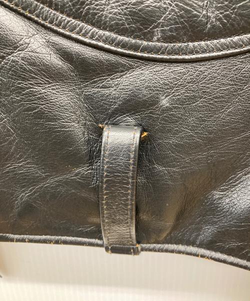 INDIAN MOTORCYCLE（インディアンモーターサイクル）INDIAN MOTORCYCLE (インディアンモーターサイクル) ホースハイドライダースジャケット ブラック サイズ:38の古着・服飾アイテム