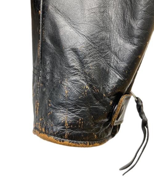 INDIAN MOTORCYCLE（インディアンモーターサイクル）INDIAN MOTORCYCLE (インディアンモーターサイクル) ホースハイドライダースジャケット ブラック サイズ:38の古着・服飾アイテム