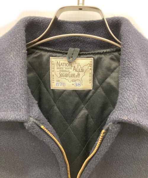 SUGAR CANE（シュガーケーン）SUGAR CANE (シュガーケーン) 30oz WOOL MELTON SPORTS JACKET Lot670 ネイビー サイズ:38の古着・服飾アイテム