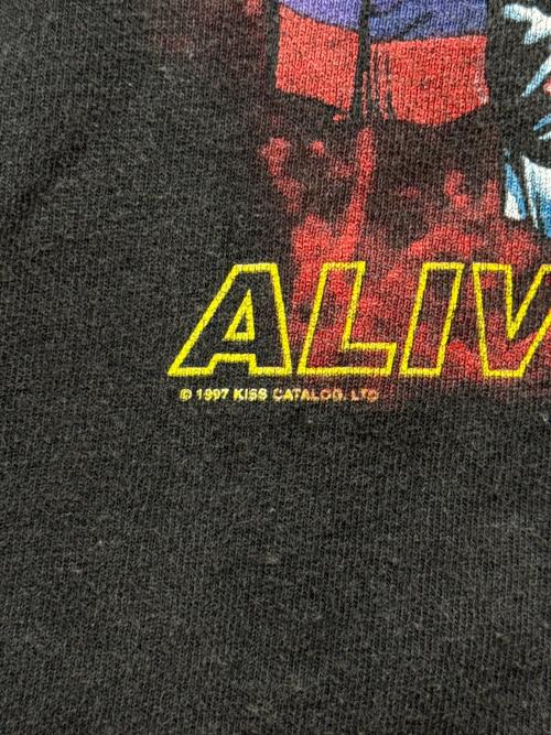 LEE（リー）LEE (リー) 「ALIVE/WORLDWIDE」バンドTシャツ ブラック サイズ:Lの古着・服飾アイテム