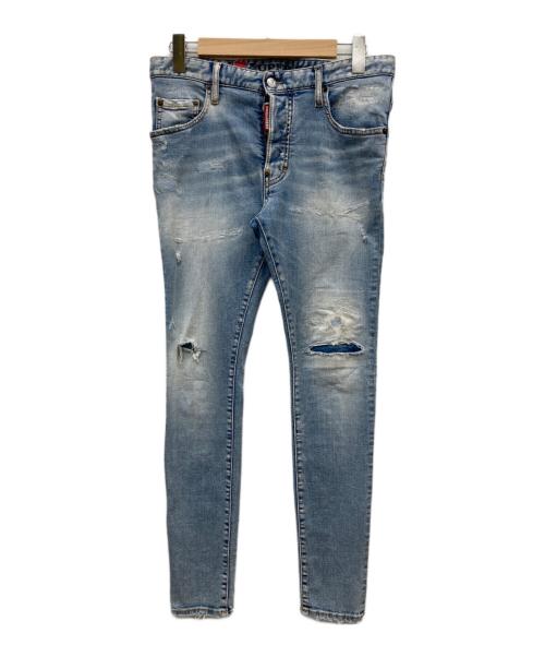 DSQUARED2（ディースクエアード）DSQUARED2 (ディースクエアード) 24SS SUPER TWINKY JEAN インディゴ サイズ:48の古着・服飾アイテム
