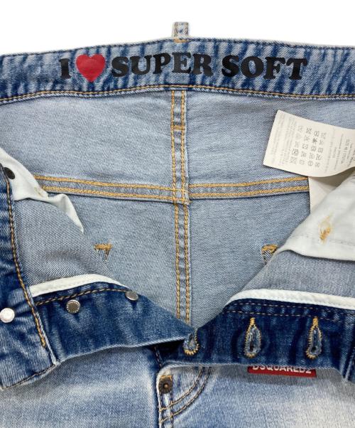 DSQUARED2（ディースクエアード）DSQUARED2 (ディースクエアード) 24SS SUPER TWINKY JEAN インディゴ サイズ:48の古着・服飾アイテム