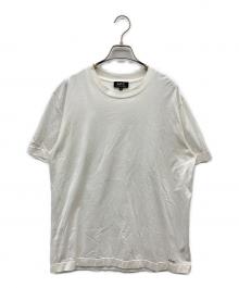 A.P.C.（アーペーセー）の古着「裾ロゴ刺繍Tシャツ」｜ホワイト