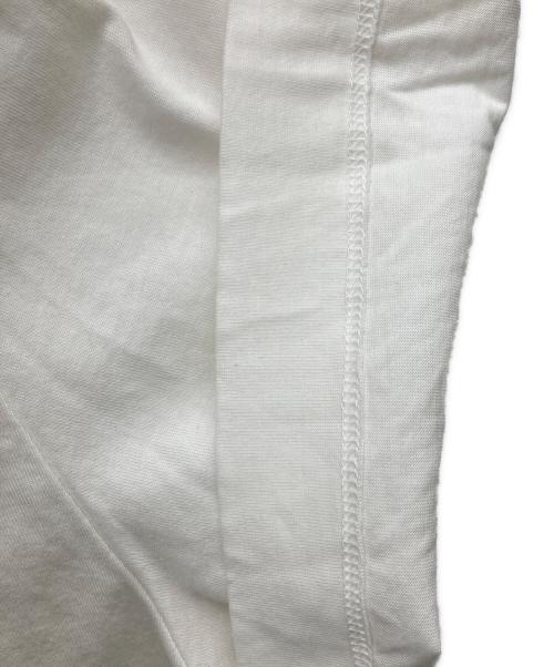 A.P.C.（アーペーセー）A.P.C. (アーペーセー) 裾ロゴ刺繍Tシャツ ホワイト サイズ:SIZE Mの古着・服飾アイテム