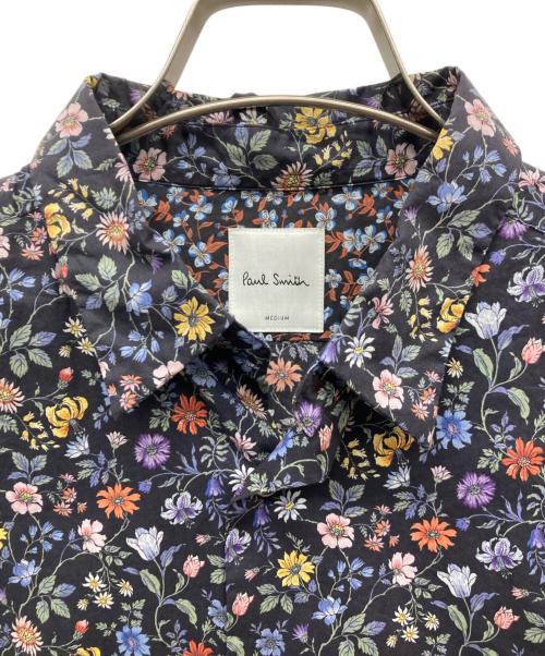 PAUL SMITH（ポールスミス）PAUL SMITH (ポールスミス) 花柄シャツ ネイビー サイズ:Mの古着・服飾アイテム