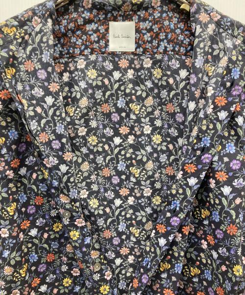 PAUL SMITH（ポールスミス）PAUL SMITH (ポールスミス) 花柄シャツ ネイビー サイズ:Mの古着・服飾アイテム