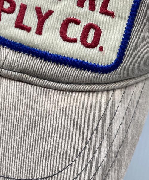 RRL（ダブルアールエル）RRL (ダブルアールエル) トラッカーキャップ ベージュ サイズ:ONEの古着・服飾アイテム