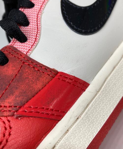 NIKE（ナイキ）NIKE (ナイキ) Spider-Man (スパイダーマン) Air Jordan 1 High OG SP レッド サイズ:26.5の古着・服飾アイテム