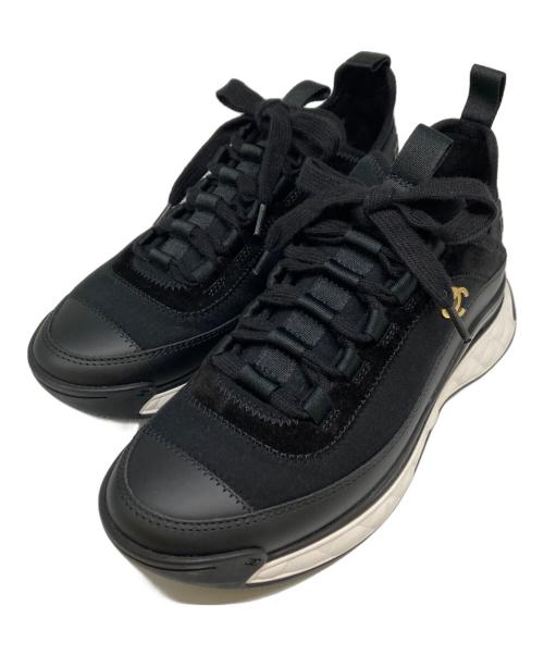 CHANEL（シャネル）CHANEL (シャネル) ココマーク スニーカー ブラック サイズ:36の古着・服飾アイテム