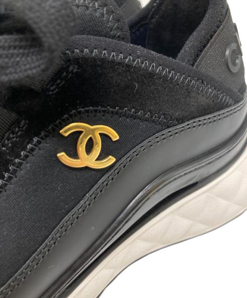 CHANEL（シャネル）CHANEL (シャネル) ココマーク スニーカー ブラック サイズ:36の古着・服飾アイテム