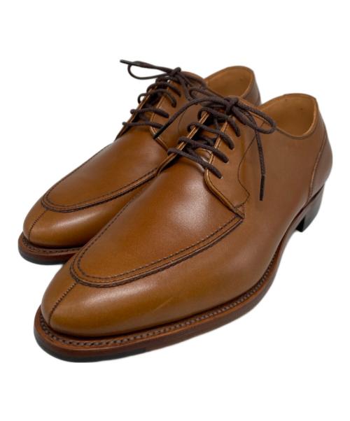 SCOTCH GRAIN（スコッチグレイン）SCOTCH GRAIN (スコッチグレイン) Uチップシューズ ブラウン サイズ: 23 1/2の古着・服飾アイテム