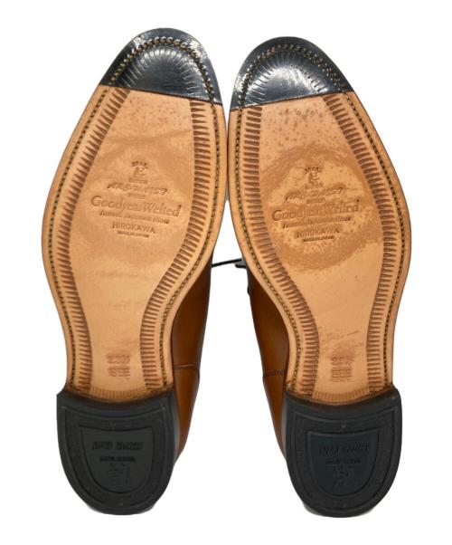 SCOTCH GRAIN（スコッチグレイン）SCOTCH GRAIN (スコッチグレイン) Uチップシューズ ブラウン サイズ: 23 1/2の古着・服飾アイテム