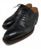 SCOTCH GRAINスコッチグレイン）の古着「セミブローグシューズ」｜ブラック