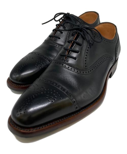 SCOTCH GRAIN（スコッチグレイン）SCOTCH GRAIN (スコッチグレイン) セミブローグシューズ ブラック サイズ:23.5の古着・服飾アイテム