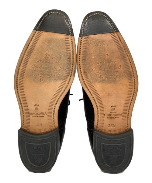 SCOTCH GRAIN（スコッチグレイン）SCOTCH GRAIN (スコッチグレイン) セミブローグシューズ ブラック サイズ:23.5の古着・服飾アイテム