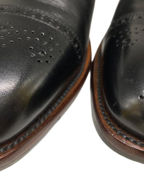 SCOTCH GRAIN（スコッチグレイン）SCOTCH GRAIN (スコッチグレイン) セミブローグシューズ ブラック サイズ:23.5の古着・服飾アイテム