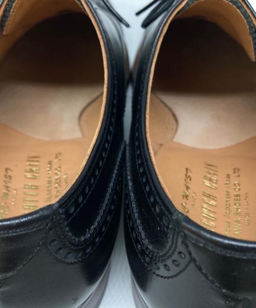 SCOTCH GRAIN（スコッチグレイン）SCOTCH GRAIN (スコッチグレイン) セミブローグシューズ ブラック サイズ:23.5の古着・服飾アイテム