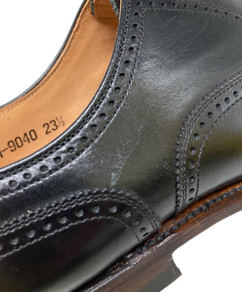 SCOTCH GRAIN（スコッチグレイン）SCOTCH GRAIN (スコッチグレイン) セミブローグシューズ ブラック サイズ:23.5の古着・服飾アイテム