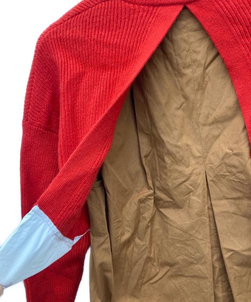 ENFOLD（エンフォルド）ENFOLD (エンフォルド) Firm Wool Combination DRESS/フィルムウールコンビネーションドレス ブラウン サイズ:36の古着・服飾アイテム