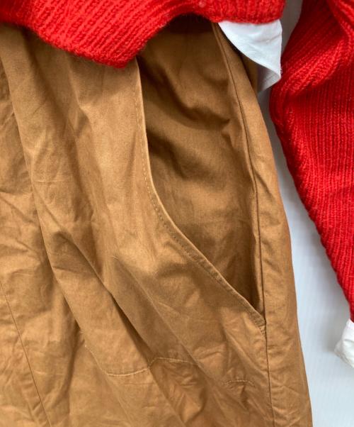 ENFOLD（エンフォルド）ENFOLD (エンフォルド) Firm Wool Combination DRESS/フィルムウールコンビネーションドレス ブラウン サイズ:36の古着・服飾アイテム