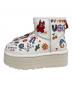 UGG (アグ) Classic Platform Pop Sketch ホワイト サイズ:22cm 未使用品：12000円