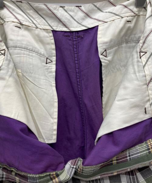 Needles（ニードルズ）Needles (ニードルズ) マドラスチェックパンツ マルチカラー サイズ:Lの古着・服飾アイテム