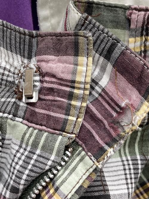 Needles（ニードルズ）Needles (ニードルズ) マドラスチェックパンツ マルチカラー サイズ:Lの古着・服飾アイテム