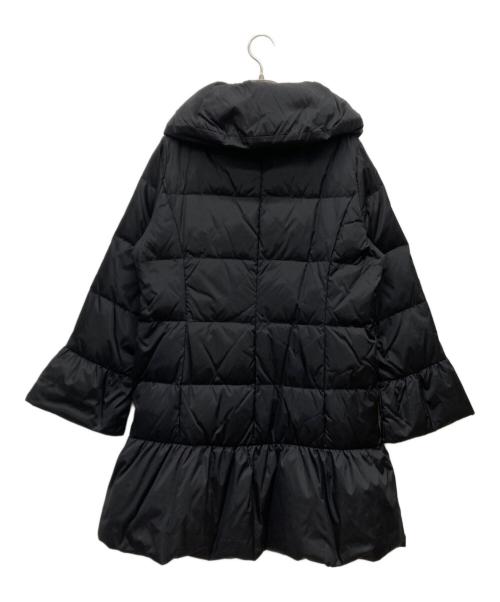 Rose Tiara（ローズティアラ）Rose Tiara (ローズティアラ) リボンデザインフレアダウンコート ブラック サイズ:Mの古着・服飾アイテム