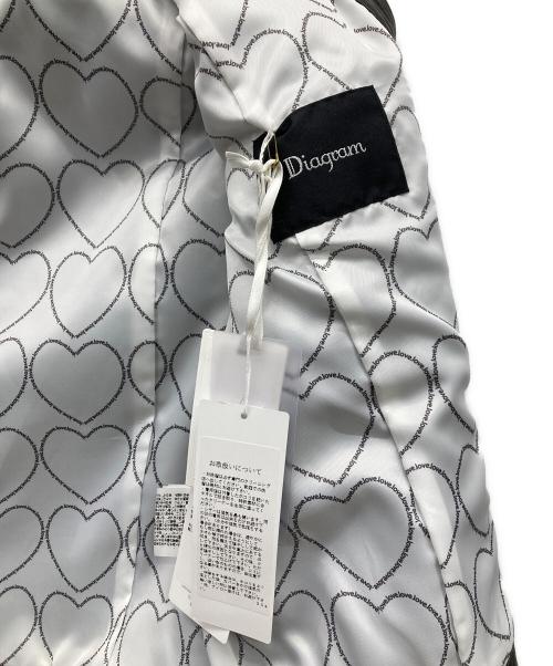 GRACE CONTINENTAL（（グレースコンチネンタル）GRACE CONTINENTAL (（グレースコンチネンタル) パール衿レザージャケット ブラック サイズ:36の古着・服飾アイテム