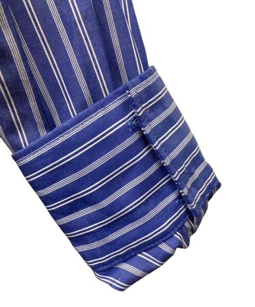 ENFOLD（エンフォルド）ENFOLD (エンフォルド) KNIT-LAYERED PLEATS DRESS ブラック×ブルー サイズ:36の古着・服飾アイテム