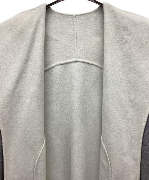 ENFOLD（エンフォルド）ENFOLD (エンフォルド) NO-COLLAR COAT グレー サイズ:36の古着・服飾アイテム