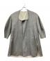 ENFOLD（エンフォルド）の古着「NO-COLLAR COAT」｜グレー