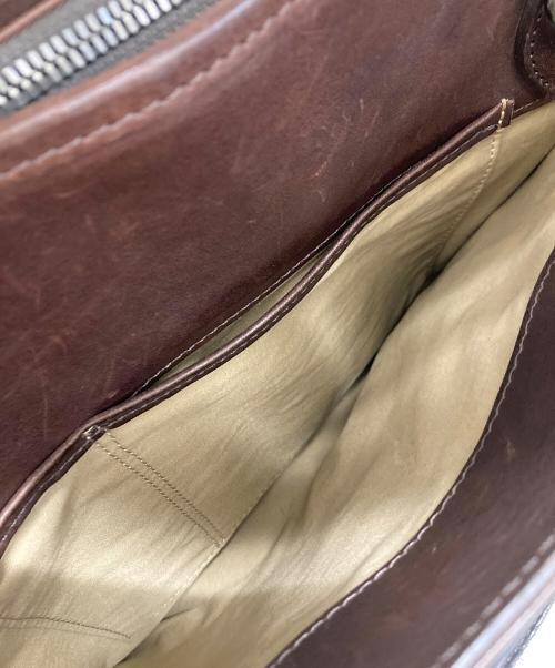 SLOW（スロウ）SLOW (スロウ) Bono square briefcase S ブラウンの古着・服飾アイテム
