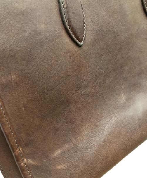 SLOW（スロウ）SLOW (スロウ) Bono square briefcase S ブラウンの古着・服飾アイテム