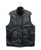 ADDICT CLOTHESアディクト クローズ）の古着「WAXED COTTON ULSTER VEST/Thinsulate」｜ブラック