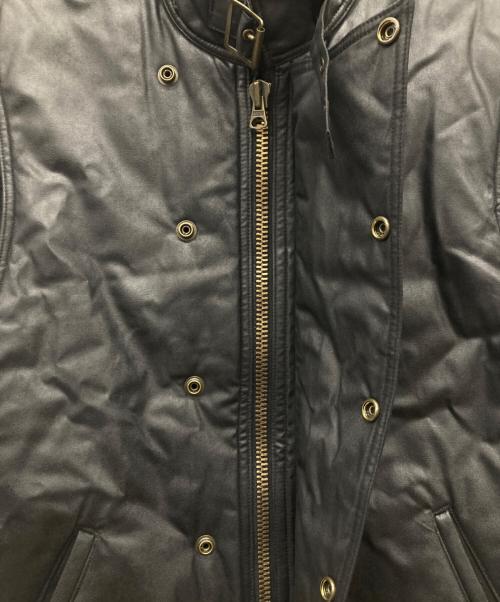 ADDICT CLOTHES（アディクト クローズ）ADDICT CLOTHES (アディクト クローズ) WAXED COTTON ULSTER VEST/Thinsulate ブラック サイズ:40の古着・服飾アイテム