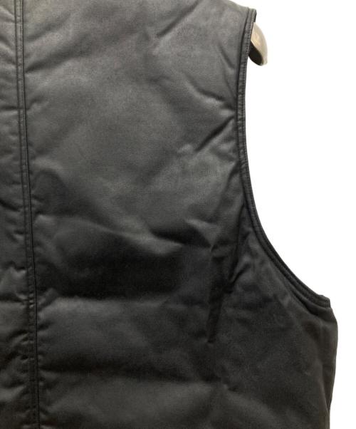 ADDICT CLOTHES（アディクト クローズ）ADDICT CLOTHES (アディクト クローズ) WAXED COTTON ULSTER VEST/Thinsulate ブラック サイズ:40の古着・服飾アイテム