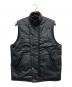ADDICT CLOTHES（アディクト クローズ）の古着「WAXED COTTON ULSTER VEST/Thinsulate」｜ブラック