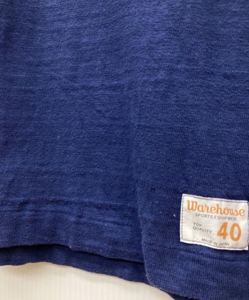 WAREHOUSE（ウエアハウス）WAREHOUSE (ウエアハウス) ナンバリングカットソー/フットボールTEE ネイビー サイズ:40の古着・服飾アイテム