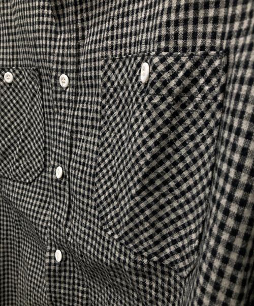 WAREHOUSE（ウエアハウス）WAREHOUSE (ウエアハウス) LONG SLEEVE CHECK WORK SHIRTS グレー×ブラック サイズ:40の古着・服飾アイテム